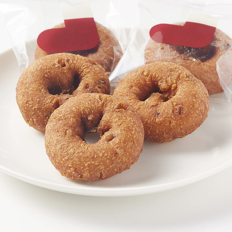 大袋　クリスマスドーナツ　レーズン＆アップルのイメージ