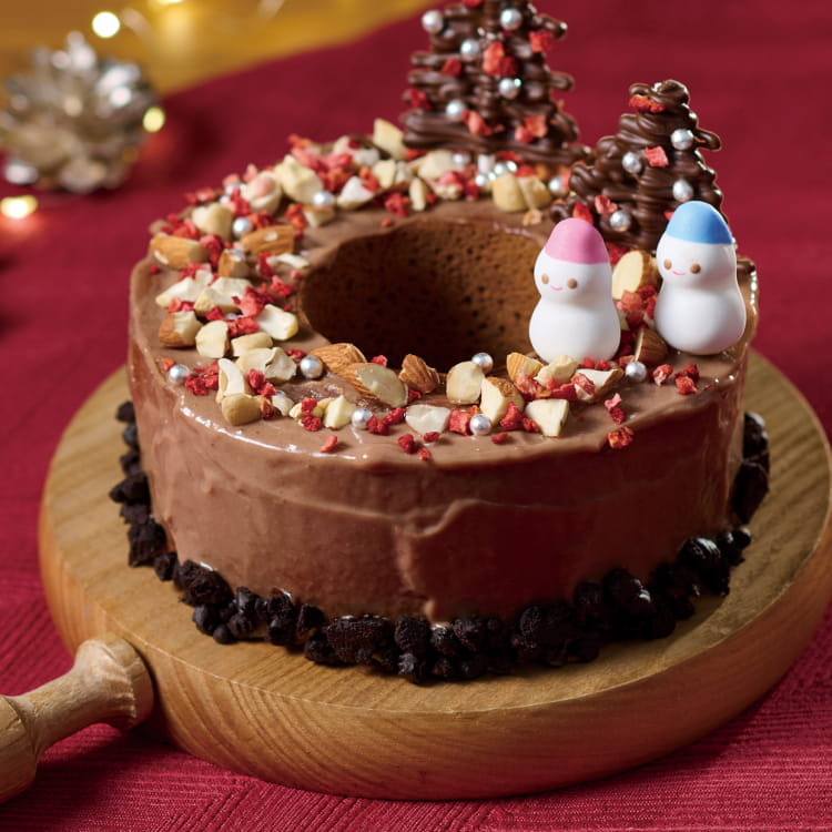 クリスマスバウムリース チョコのイメージ