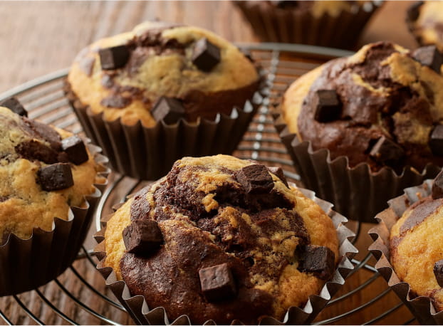 自分でつくる　チョコチップマフィンの画像