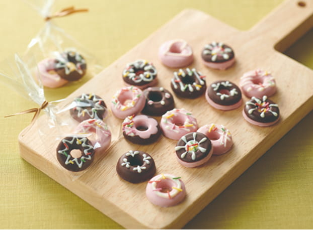 自分でつくる　ドーナツ型チョコの画像