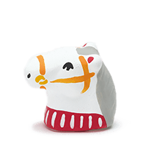 下川原焼土人形　午笛