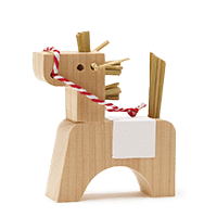 わらいなきの干支人形 午