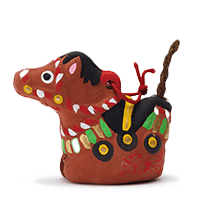 深大寺干支土鈴 春駒