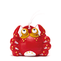 長州土鈴　断厄のカニ