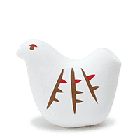 とやま土人形 雷鳥　冬 