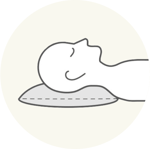 まくらのかたさのイメージ