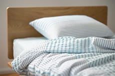 凹凸生地で肌触りさらり サッカー織寝具・小物