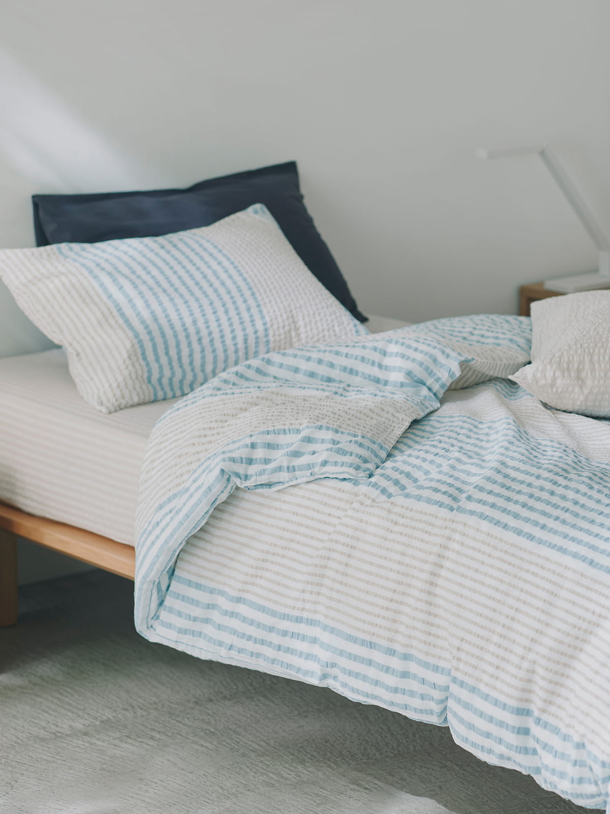 サッカー織の薄掛ふとんのイメージ1