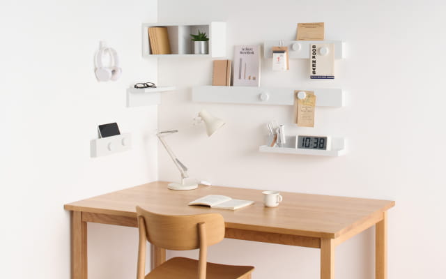 壁に付けられる家具