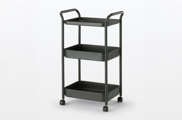 スチールパイプワゴンラック