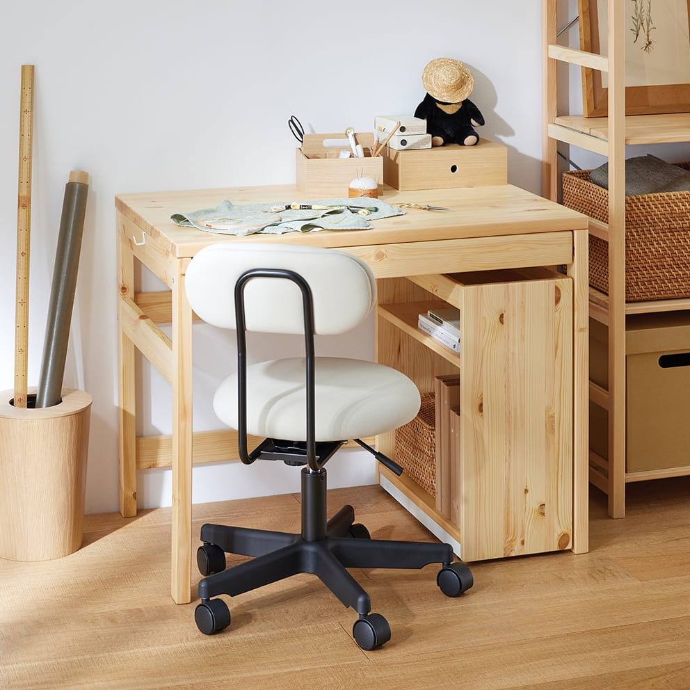 パイン材デスクセットの商品画像