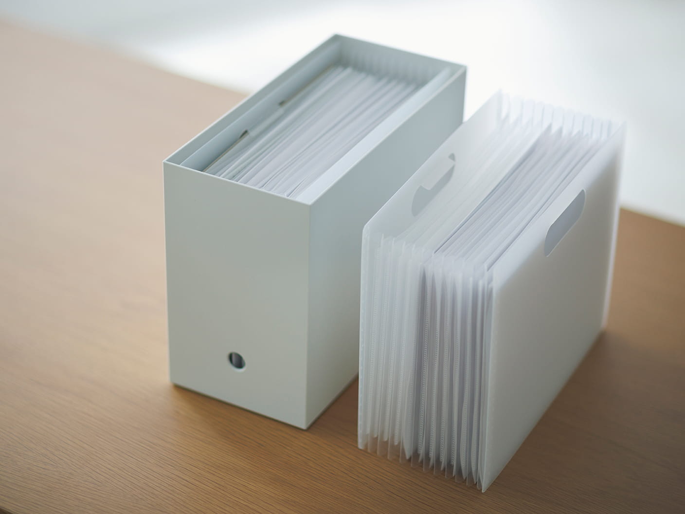 ポリプロピレン　ファイルボックス・じゃばらファイル