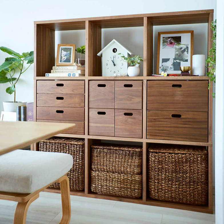 ダイニングとリビングの使用例