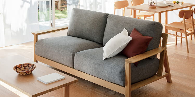 無印良品　1人掛けソファ グレー 無印良品 1人掛けソファ グレー MUJI (無印良品)（一人掛け