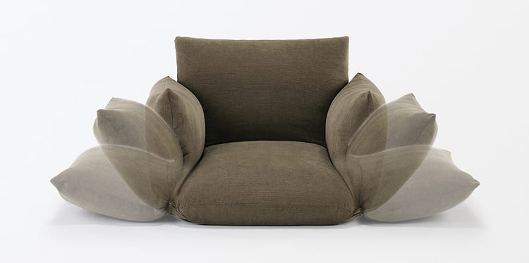 リクライニングフロアソファのイメージ画像