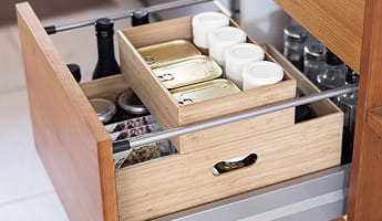 環境にやさしい竹の収納のイメージ