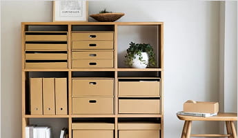 スタッキングシェルフと合わせて使うのイメージ