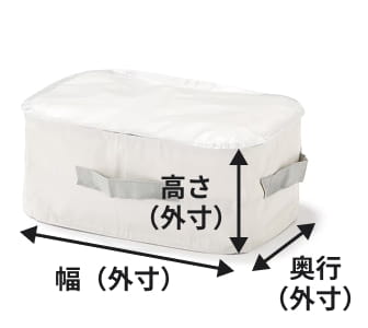 布物の寸法イメージ