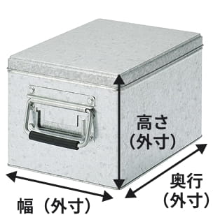 トタンの寸法イメージ