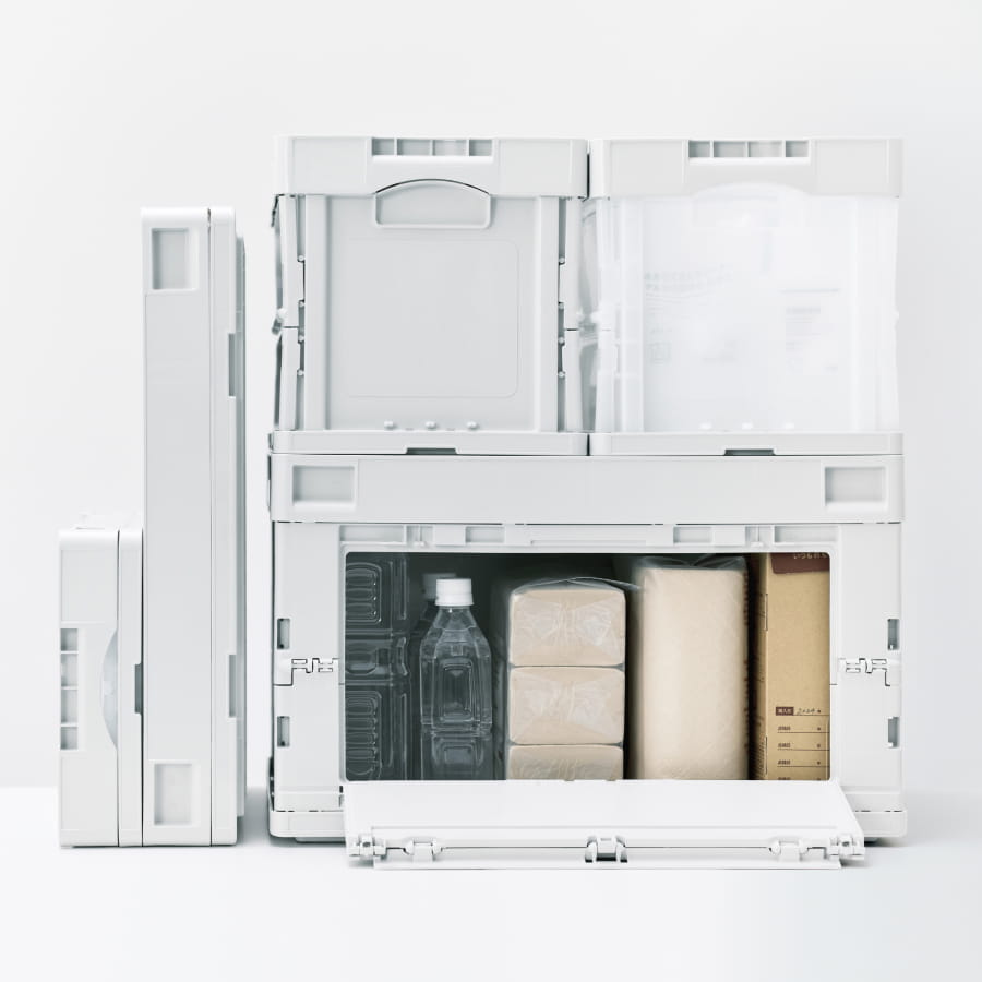 折りたたみコンテナ(20L・50L)の使用例