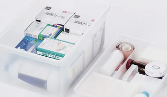 小物類をまとめて収納のイメージ