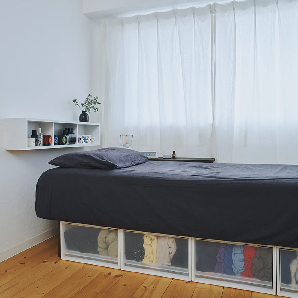 ベッド下収納のイメージ