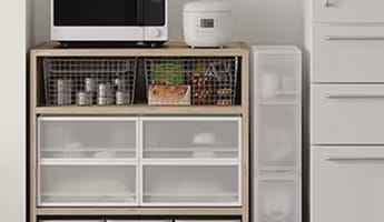 すき間を無駄にしない、5つの収納方法のイメージ