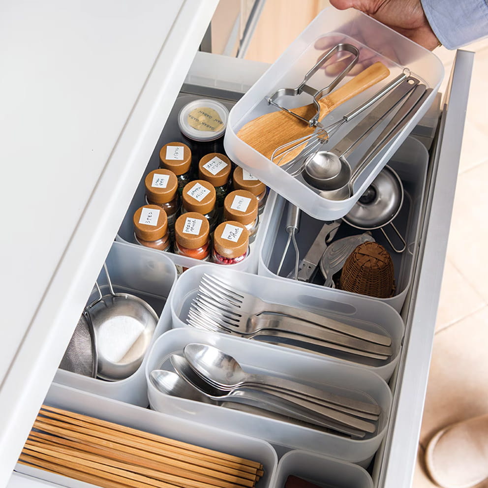 カトラリーの分類収納のイメージ