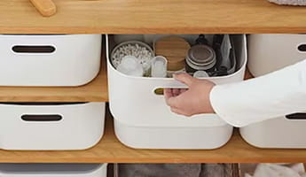 隠す収納で、散らからない部屋づくりのイメージ