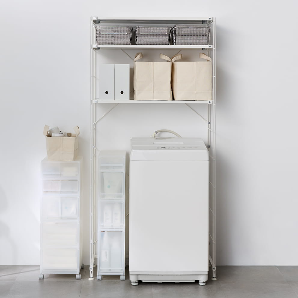 洗濯用品の収納のイメージ