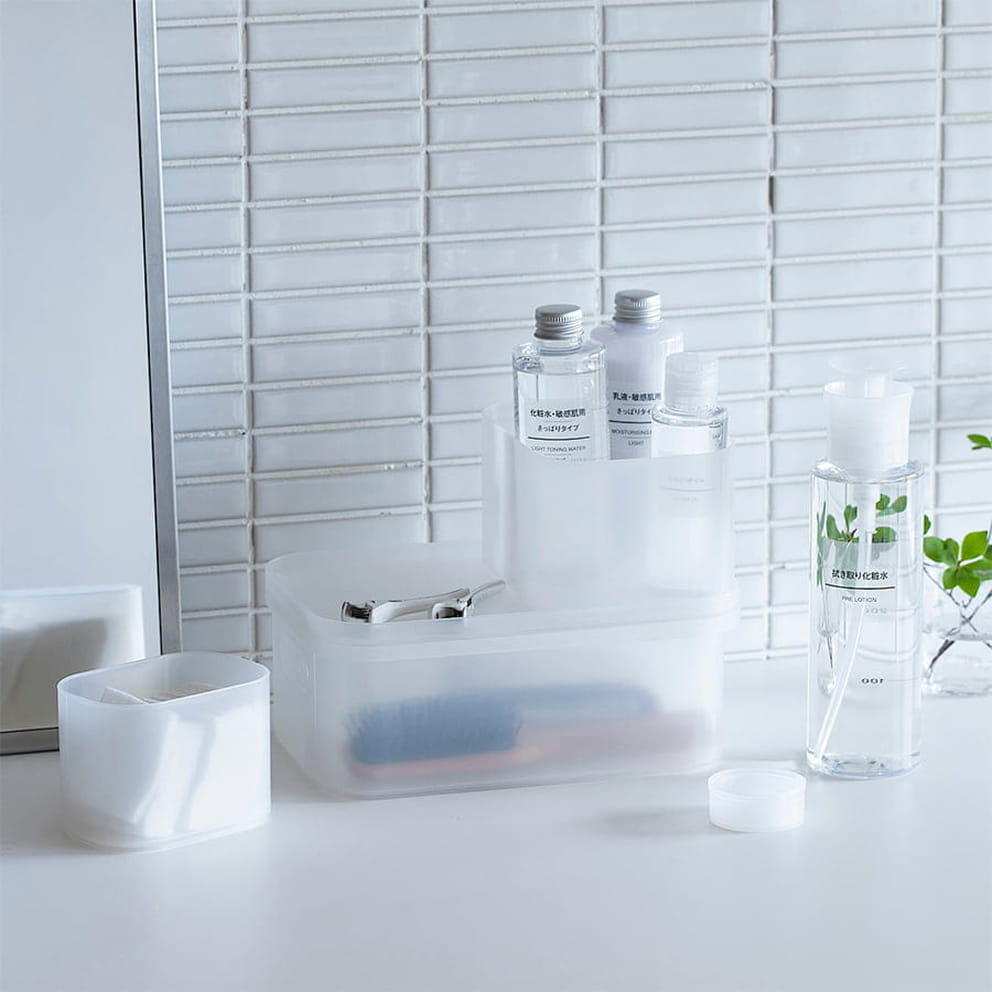 スキンケア・メイク用品の整理整頓のイメージ