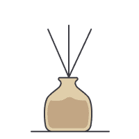 フレグランスオイル・ラタンスティックの使用イメージ