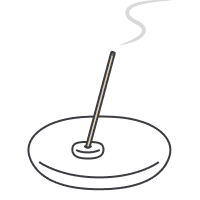 お香の使用イメージ