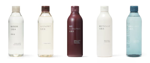 無印良品スキンケアシリーズのボトル画像