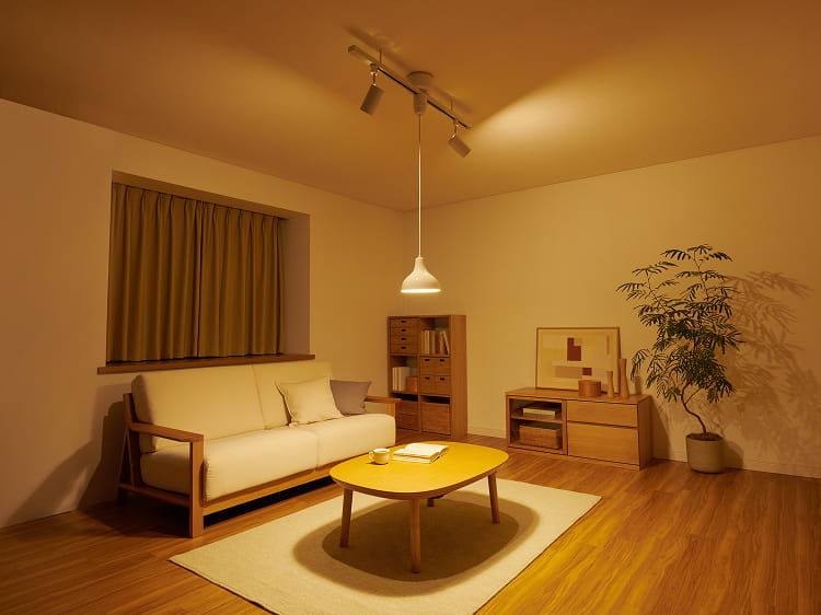 多灯を使った照明の例