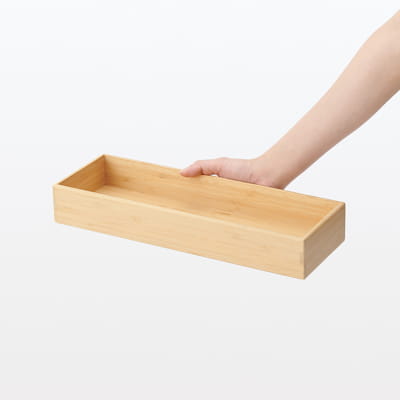 無印良品 廃番品 天然素材 アバカ風 ボックス 蓋付き 大 中 小 5個組 環境に配慮した天然素材の収納用品｜無印良品