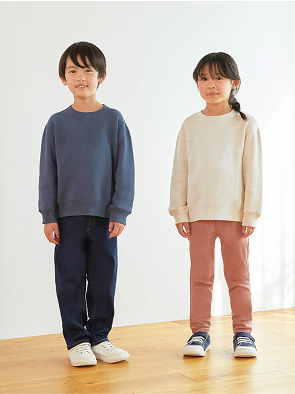 裏毛スウェットシャツ着用イメージ