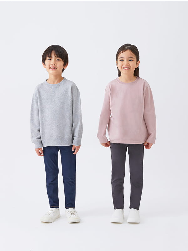 ジャージーストレッチツイルレギンスパンツ着用イメージ