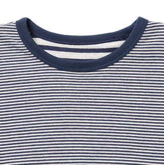 接結編みクルーネック長袖Tシャツ特徴画像