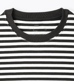 綿天竺編みクルーネック半袖Ｔシャツの拡大イメージ