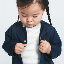 カーディガン ボタンをきちんと