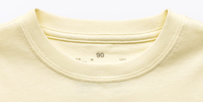 綿天竺編みクルーネック半袖Ｔシャツの拡大イメージ