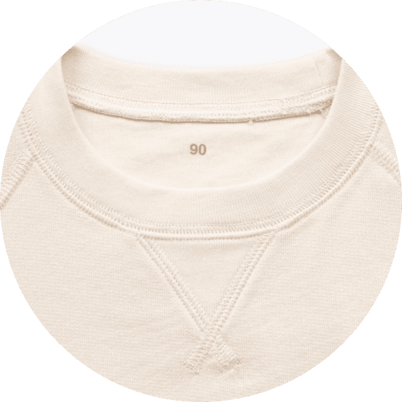 あたまするっとライトスウェットクルーネック五分袖Ｔシャツの拡大イメージ