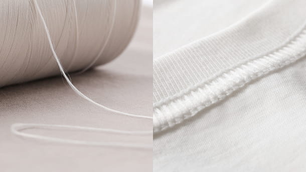 縫い目の肌あたりをやさしくのイメージ