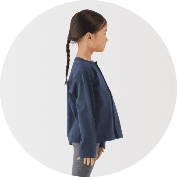 楊柳ガーゼスリーブレスワンピースの着用イメージ