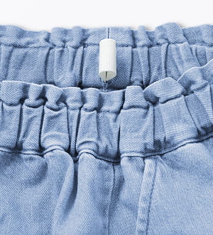 ライトオンスデニムキュロットの拡大イメージ