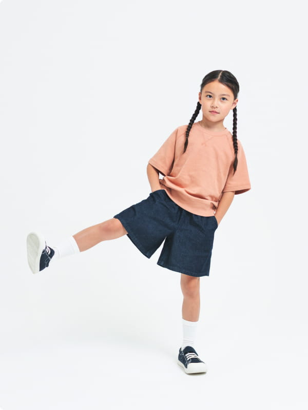 ライトオンスデニムキュロットのLOOKイメージ