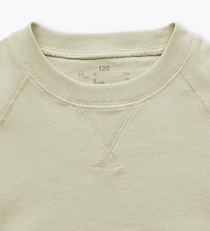 ライトスウェットクルーネック五分袖Ｔシャツの拡大イメージ