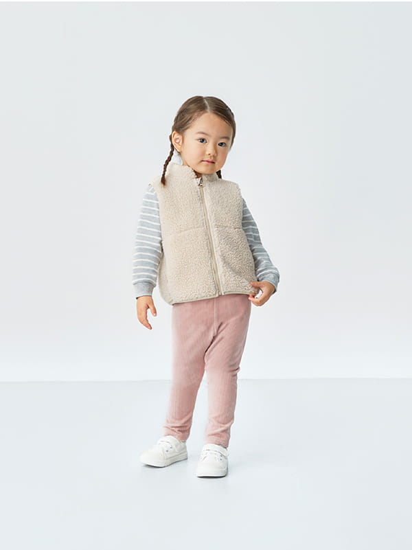 ボアフリースベスト着用イメージ画像