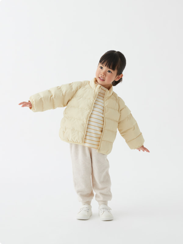 洗える中わた撥水ジャケットのLOOKイメージ